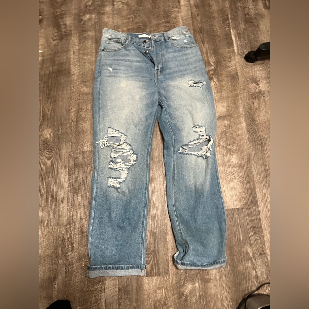 Jeans. Size 9. Ripped